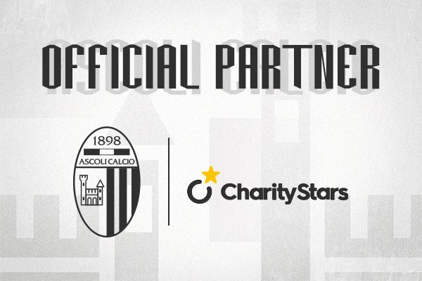 CharityStars ‘Official Partner’ dell’Ascoli