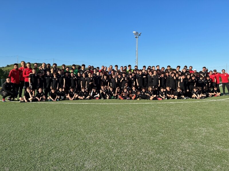 Ascoli Calcio oggi in campo con 120 piccoli dell’Attività di Base.