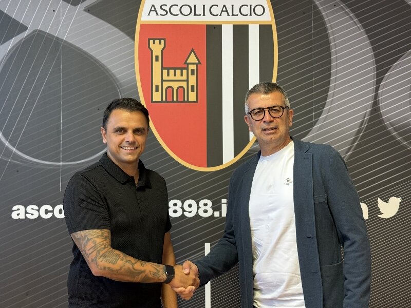 Ascoli Calcio, presentazione Tomei. Il Mister: “Grandissimo onore, una rinascita”. DS Patti: “Tomei la persona giusta”.