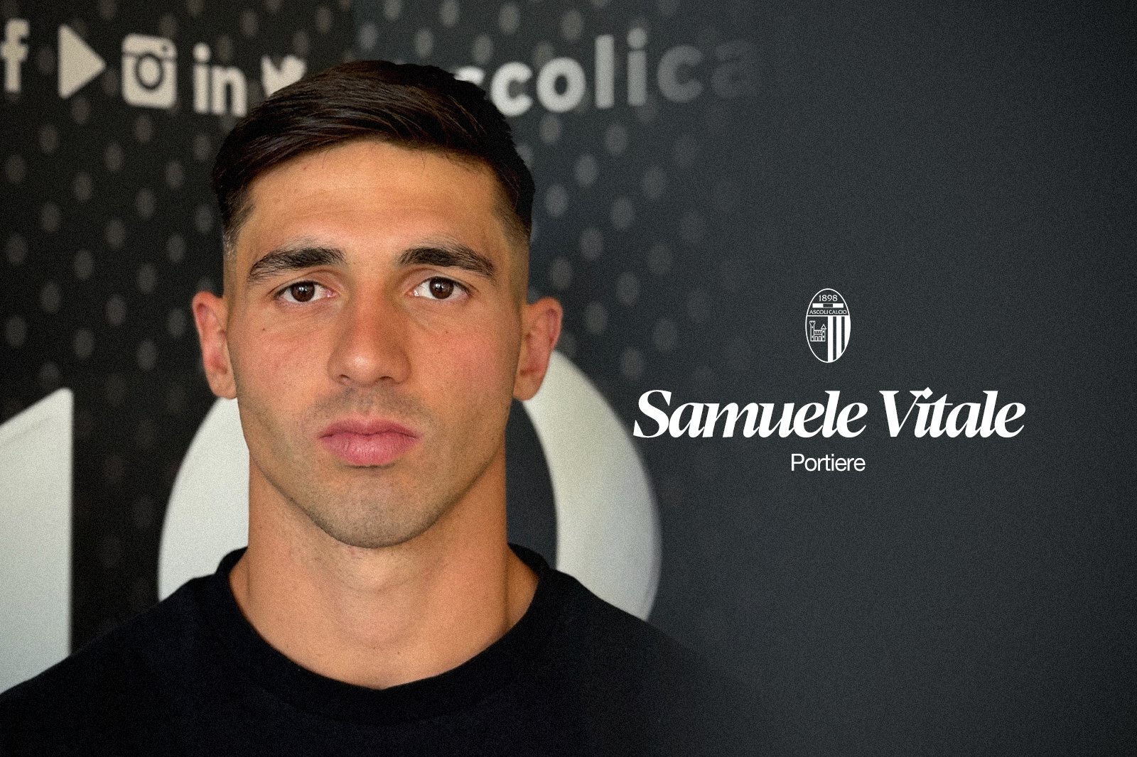 Ascoli Calcio – Samuele Vitale il primo volto nuovo.