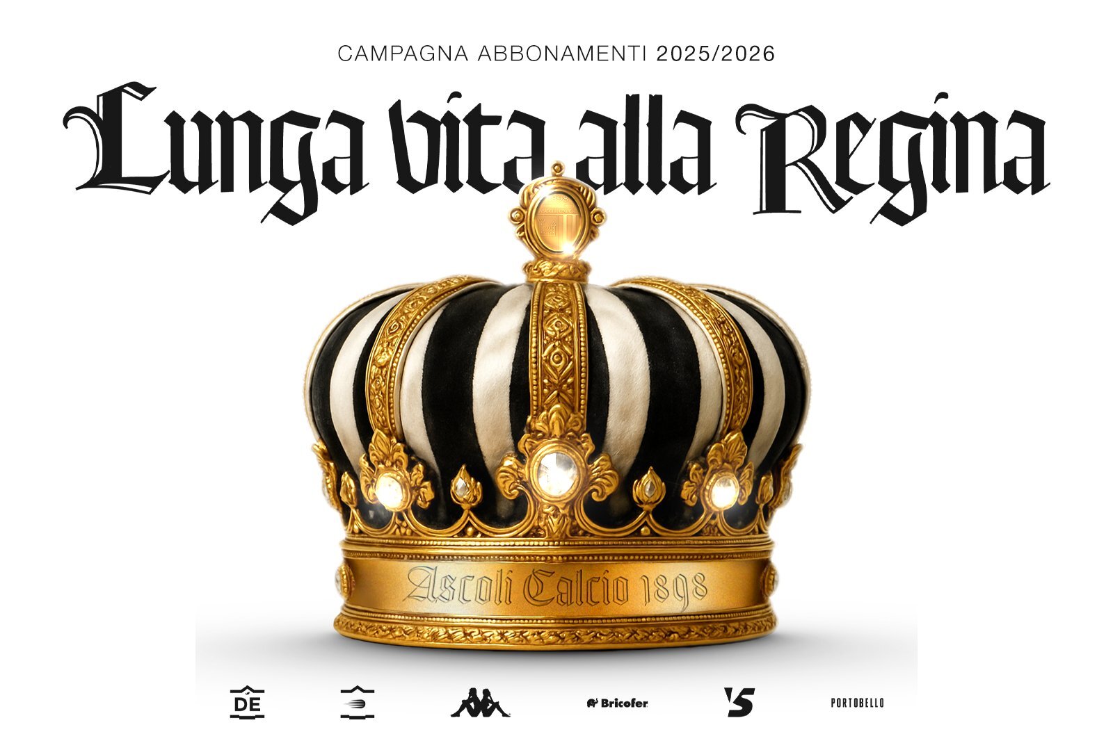 Ascoli Calcio -Al via la campagna abbonamenti 25/26: LUNGA VITA ALLA REGINA!