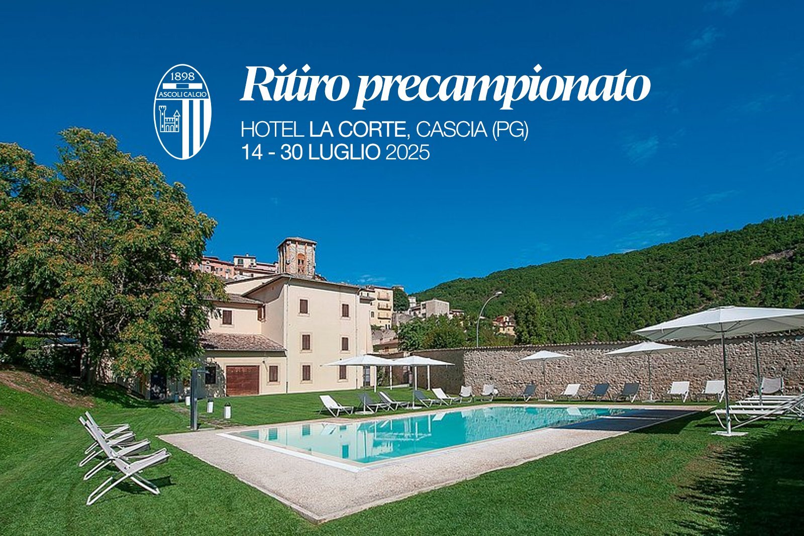 Il nuovo Ascoli ripartirà da Cascia: le date del ritiro.