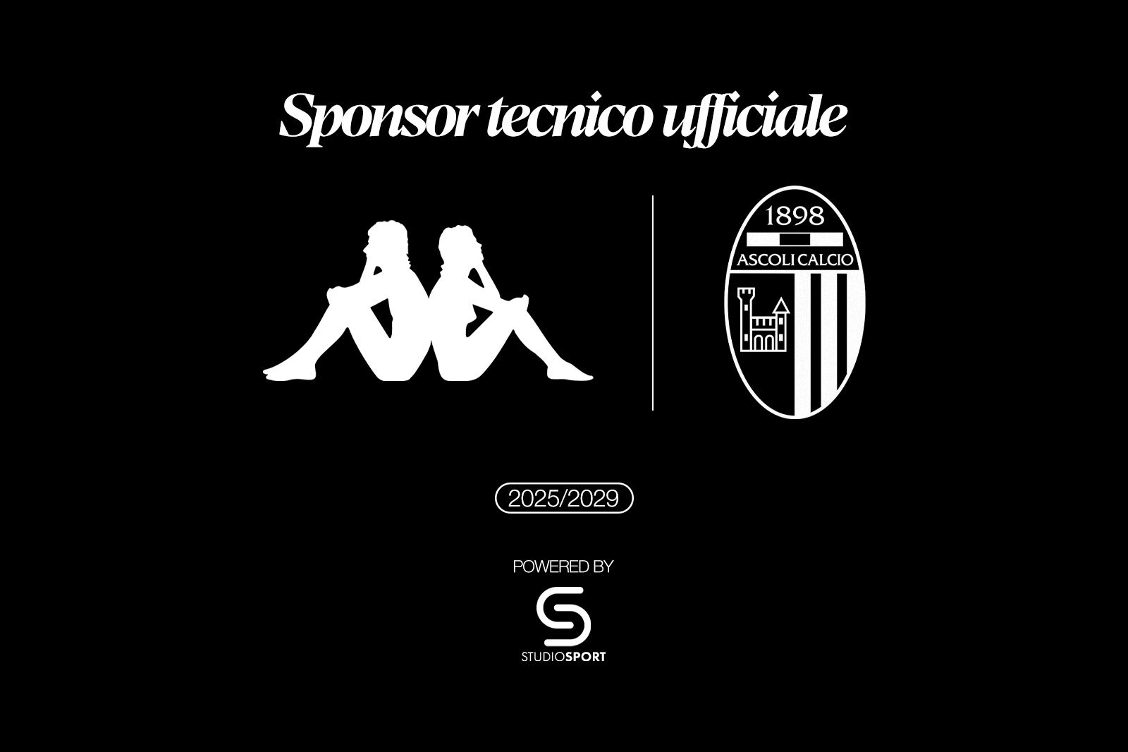 Ascoli Calcio: Kappa® nuovo partner tecnico.